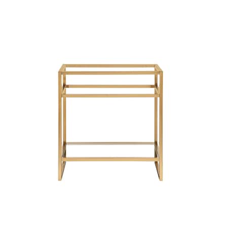 James Martin Vanities Boston 31.5in Single Console, Radiant Gold C105-V31.5-RGD